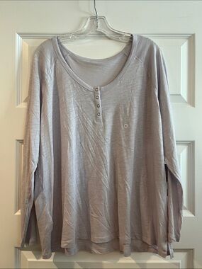 Eddie Bauer gatecheck long sleeve novelty top NEW NWT XL